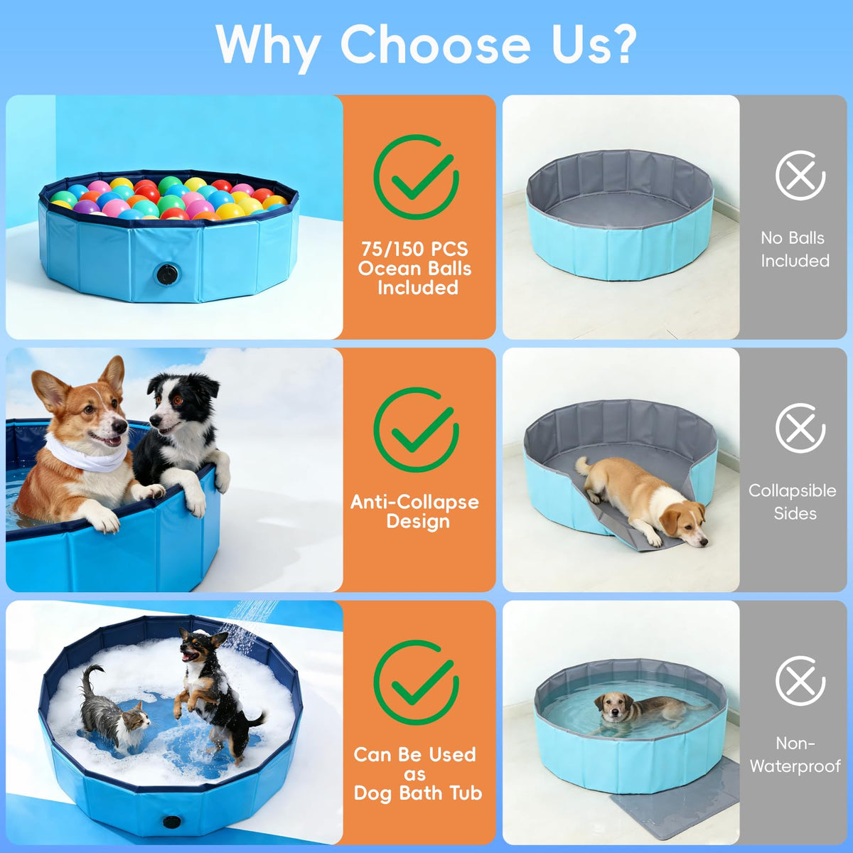 Pwvivjoi cat ball pit used as a versatile play space for cats.