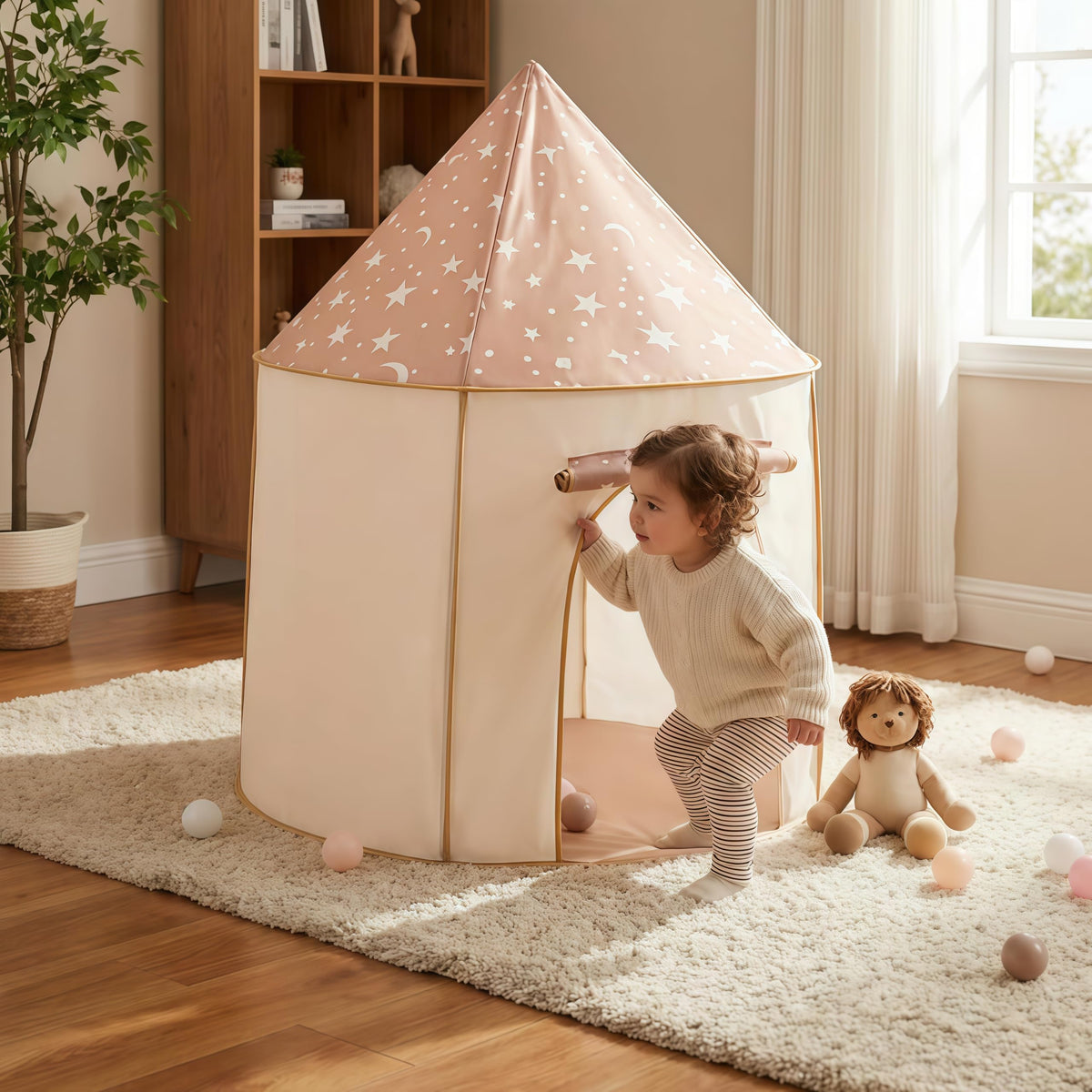 PXFAYSFQ ball pit base for imaginative toddler play (balls sold separately).