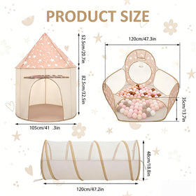PXFAYSFQ 190T fabric and sturdy frame ensure durable, skin-friendly play.