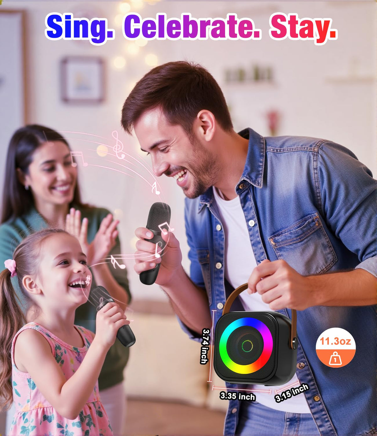 Pxzvd magical voice effects enhance sing-alongs for families