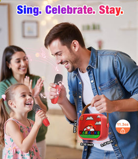 Pxzvd mini karaoke-machine long-lasting battery powers all-day fun.