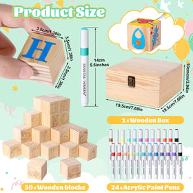 Pydeeirom blocks and markers showing vibrant colors for decorating