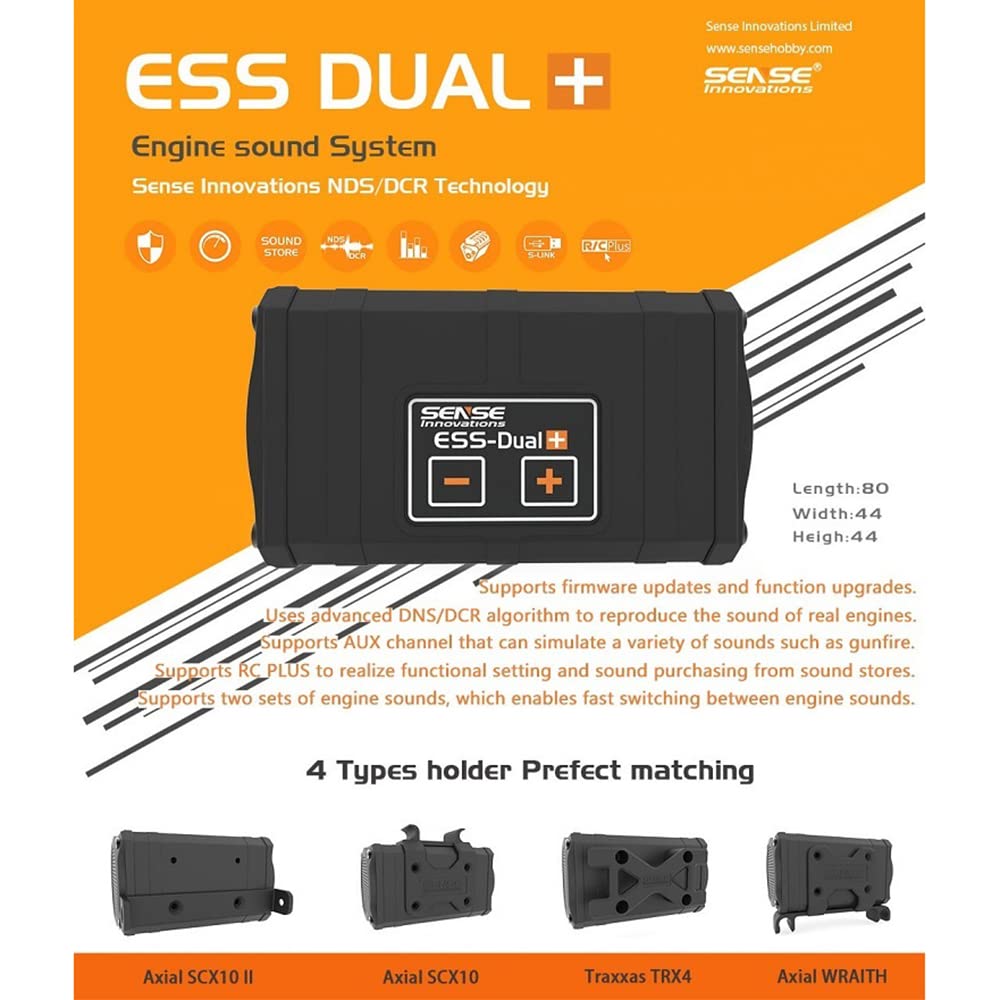 PYFORE ESS dual speakers installed deliver balanced diffusion inside an RC crawler