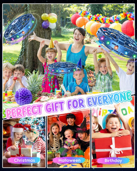 PYMSRTY kids enjoy safe, colorful flights during indoor play.