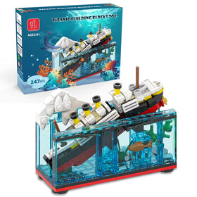PYPIBAWLY Titanic sink and break model — durable ABS bricks for immersive building play
