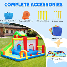 PZGEQ Bounce House mystery obstacle adds surprise challenges