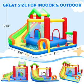 PZGEQ Bounce House ring toss encourages coordination and teamwork