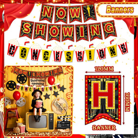 Pzoixuvo Concessions banner directs guests to snacks with cinematic charm.