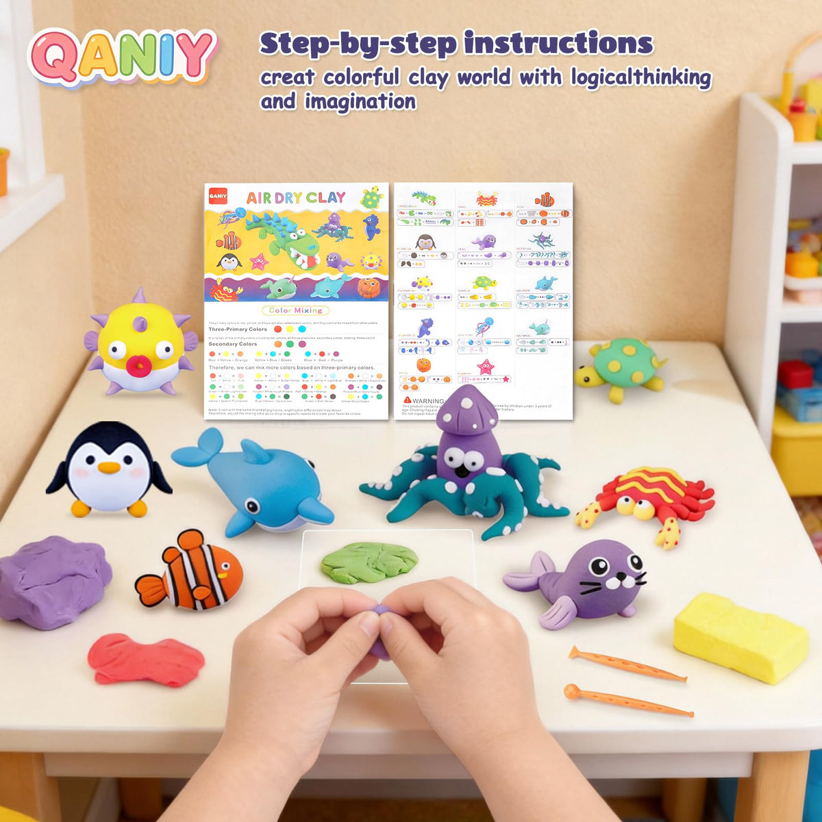 Acrylic sheet included for precise modeling in the QANIY kit.