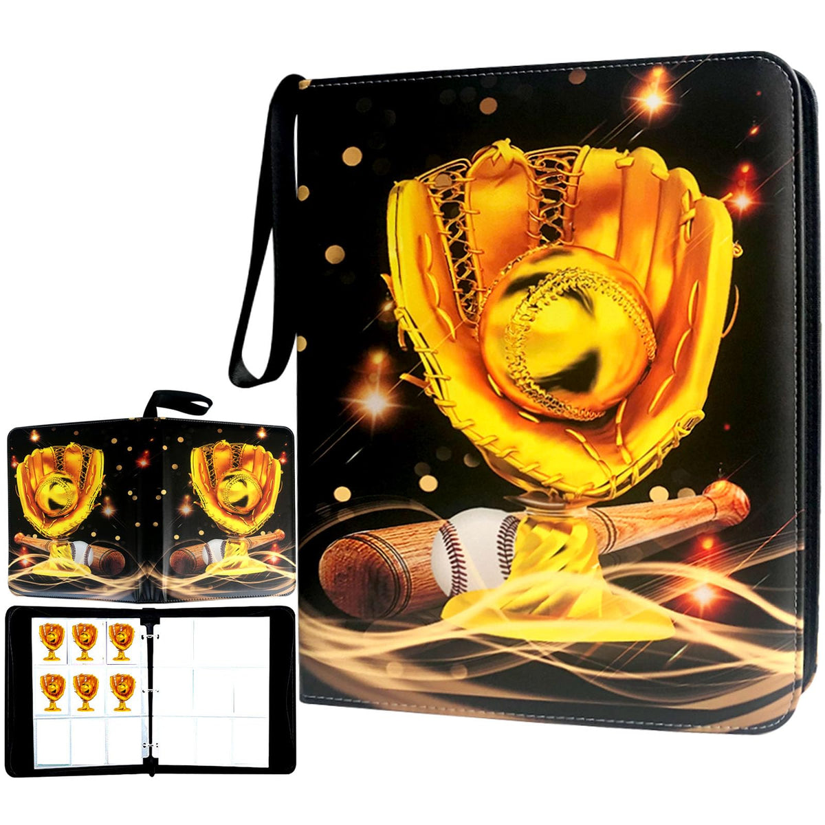 QANYYO binder cover with bright design for easy display.