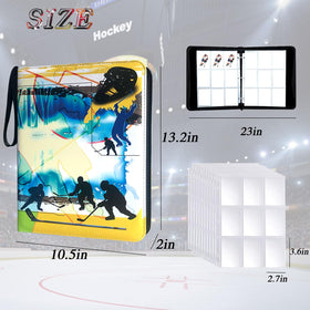 QANYYO binder strap and handle enable quick carry to games and trades.