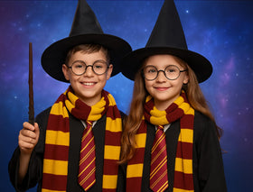 QAQ-COSPLAY wizard costume ideal for Halloween and cosplay events