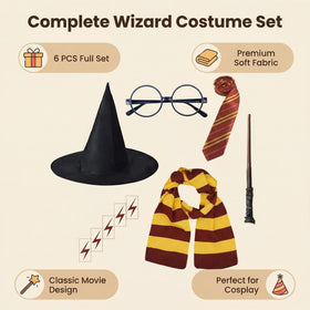 QAQ-COSPLAY wizard hat adds authentic touch to Halloween cosplay.