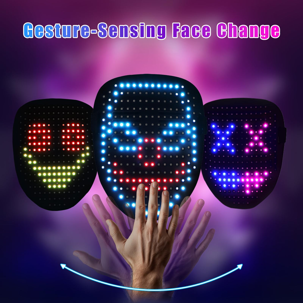 QAQ LED mask eye slits and padding provide comfortable all-day wear for costumes.