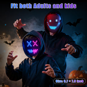 QAQ LED mask rechargeable battery with 600 mAh for long sessions.
