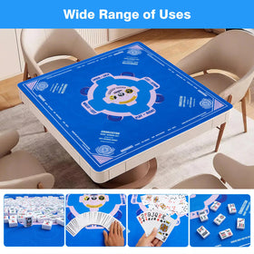 QAZWQAZ Mahjong Mat waterproof surface resists spills during play.