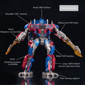 QCCX deformation car toy showing dual modes from robot to truck.