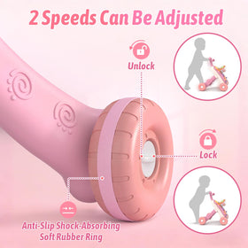 QDRAGON 3-in-1 walker adjustable speed supports growing walking skills.