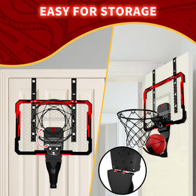 QDRAGON adjustable-height hoop adapts as kids grow.