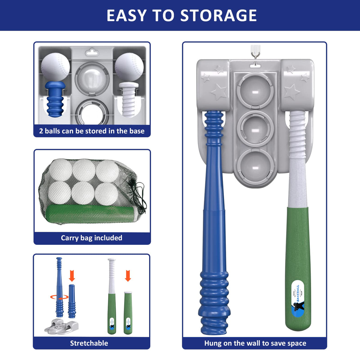 QDRAGON six-pack baseballs built for durable outdoor play.