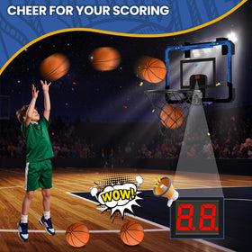QDRAGON over-the-door hoop mounted easily without drilling for any room
