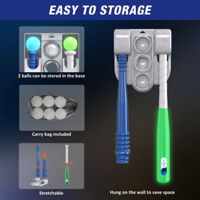 QDRAGON seven color LED switch for customizable play ambiance.