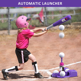 QDRAGON T-Ball Set stretchable bat ensures comfortable grip during play