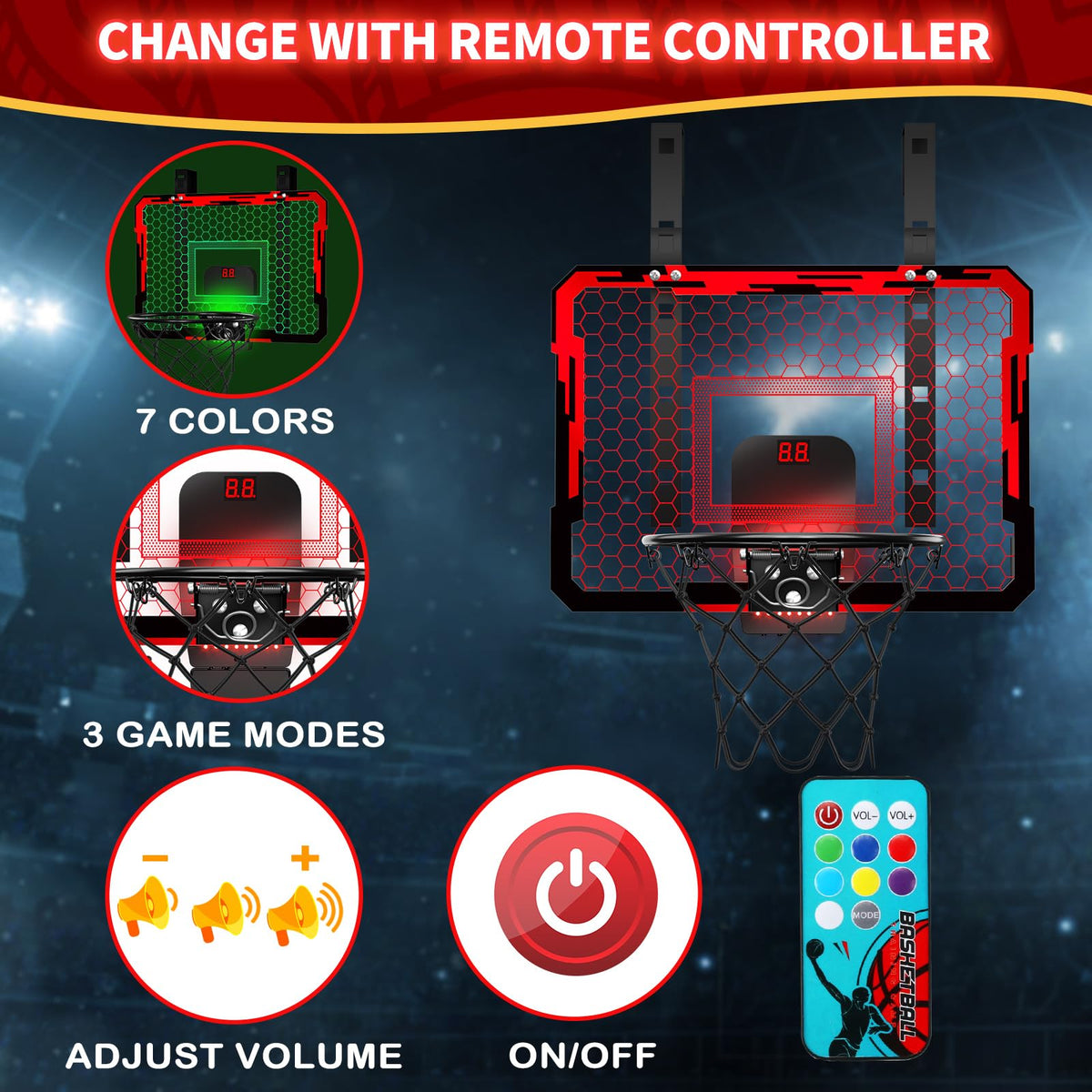 QDRAGON volume control keeps playtime comfortable anywhere.