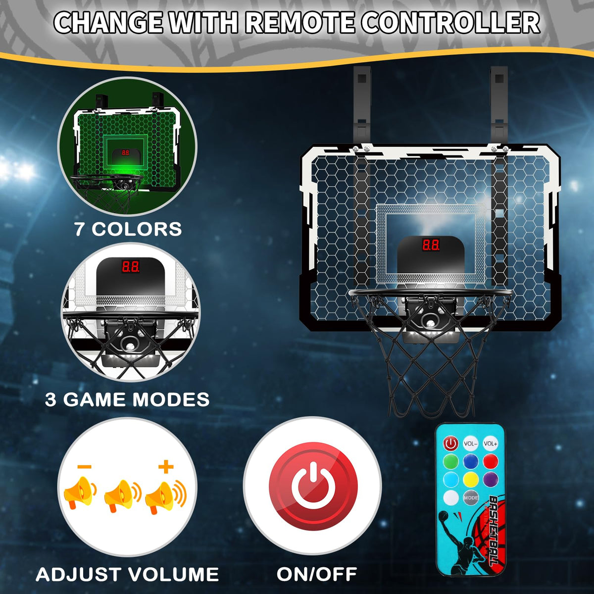 QDRAGON volume control for tailoring playtime sound levels