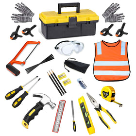 QeeHeng kids real tools toolbox for organized projects
