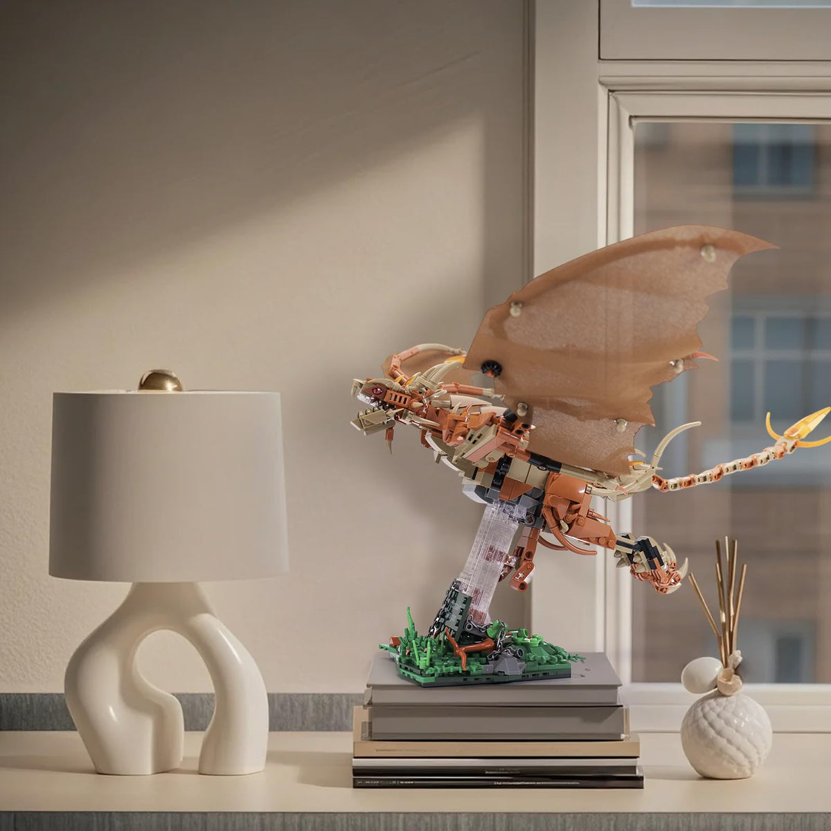 QFJ Gift-worthy dragon toy for enthusiasts and budding builders