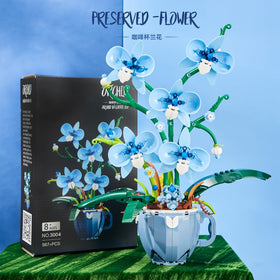 QFJ Ideas Blue Orchid instruction-guide for easy construction.