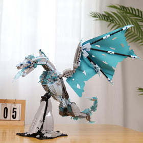 QFJ Ice Dragon stand display keeps the model stable and eye-catching.