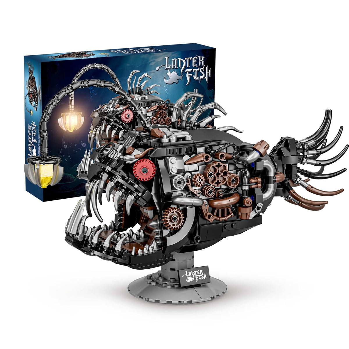 QFJ Ideas anglerfish assembly for ocean lovers and STEM builders.