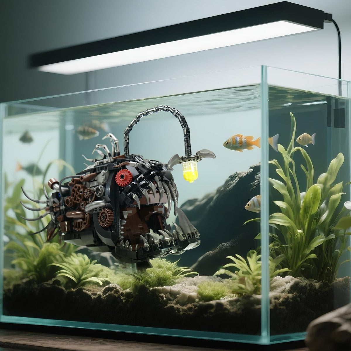 QFJ Ideas anglerfish flexible tail for dynamic poses.