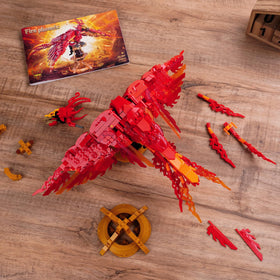 QFJ Moc Fire Phoenix gift-ready packaging for birthdays and holidays