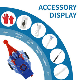 QGHZA Spider Web Shooter suction cup launcher adds versatile launch options.