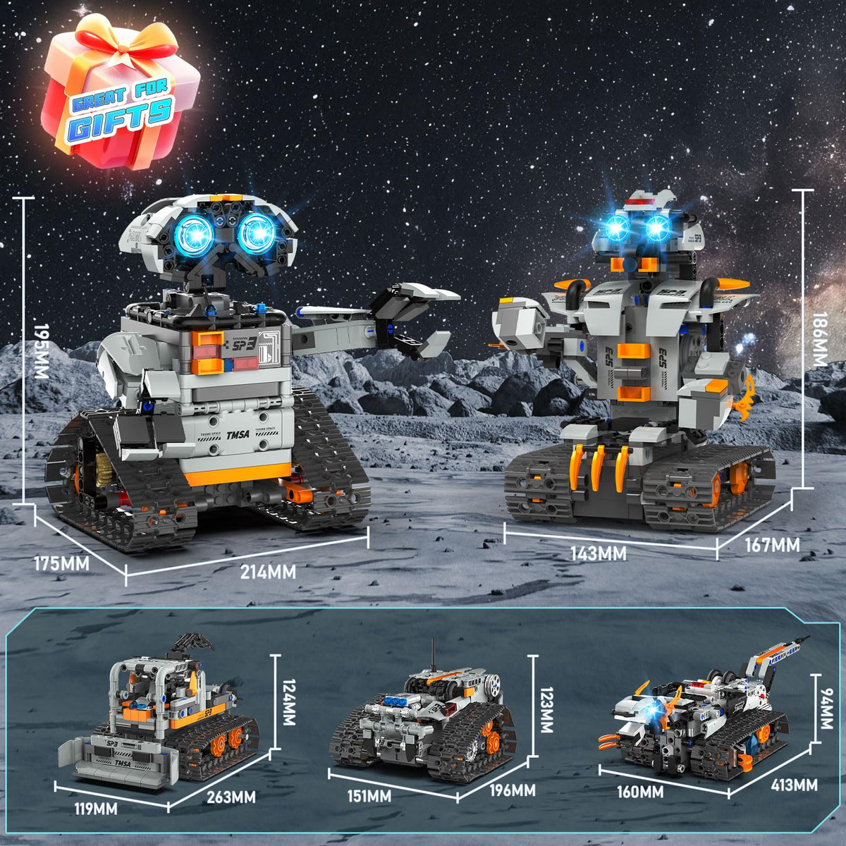 QHECTTY 688-parts learning kit supports expandable builds and ongoing creativity.