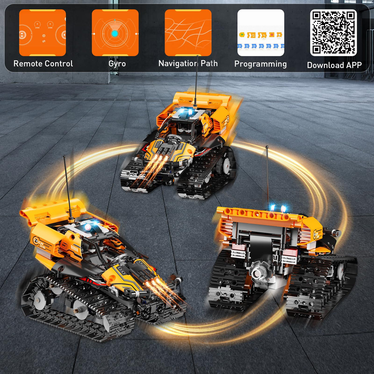QHECTTY all-terrain race car demonstrates engineering in action.