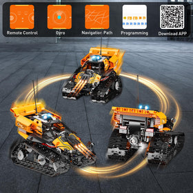 QHECTTY all-terrain race car demonstrates engineering in action.