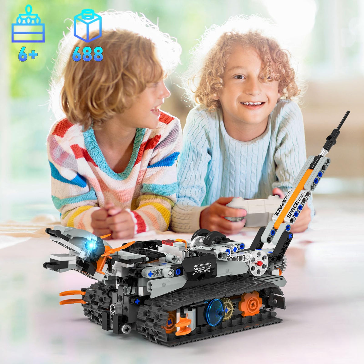 QHECTTY app remote control interface enables easy learning and collaborative play.