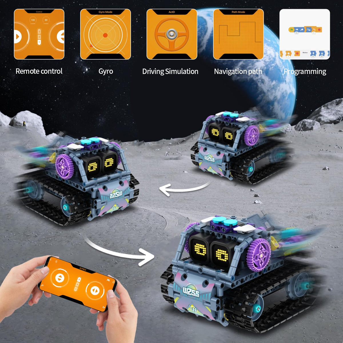 QHECTTY STEM 3in1 models display multiple build options for versatile play.