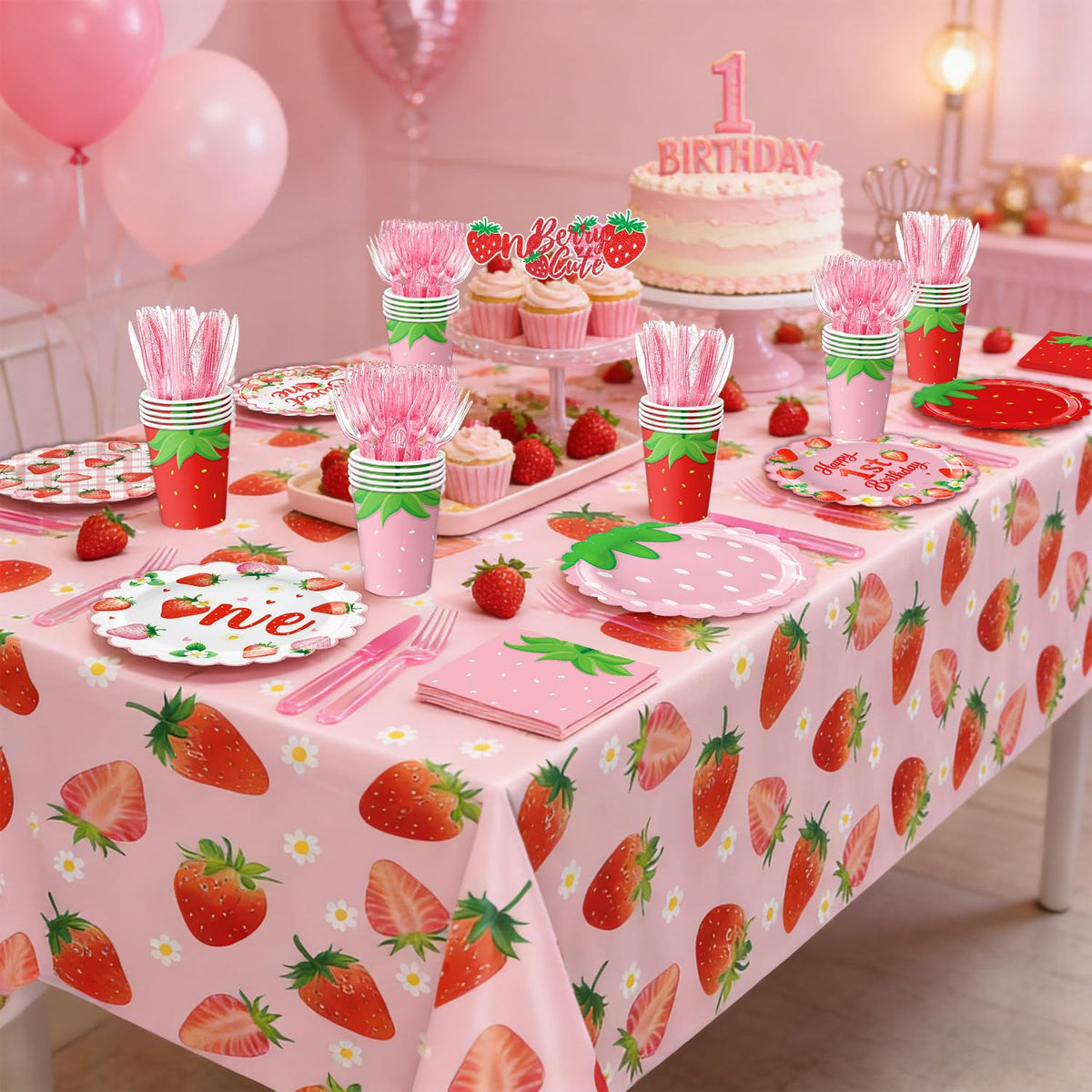 QIYANPAX Berry Balloons: festive 10 inch balloons brighten the party space.