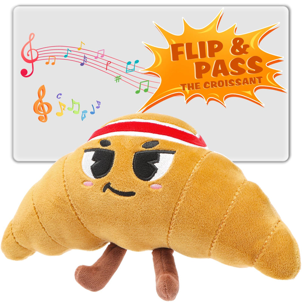 Qiaojoy Flip & Pass croissant front view for family party fun