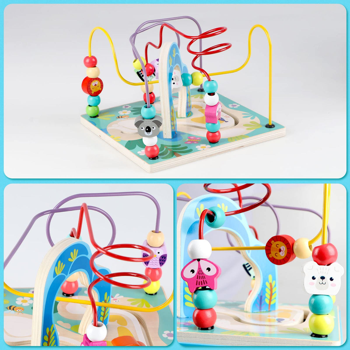 Qilay bead maze detachable design enables easy storage and cleaning.