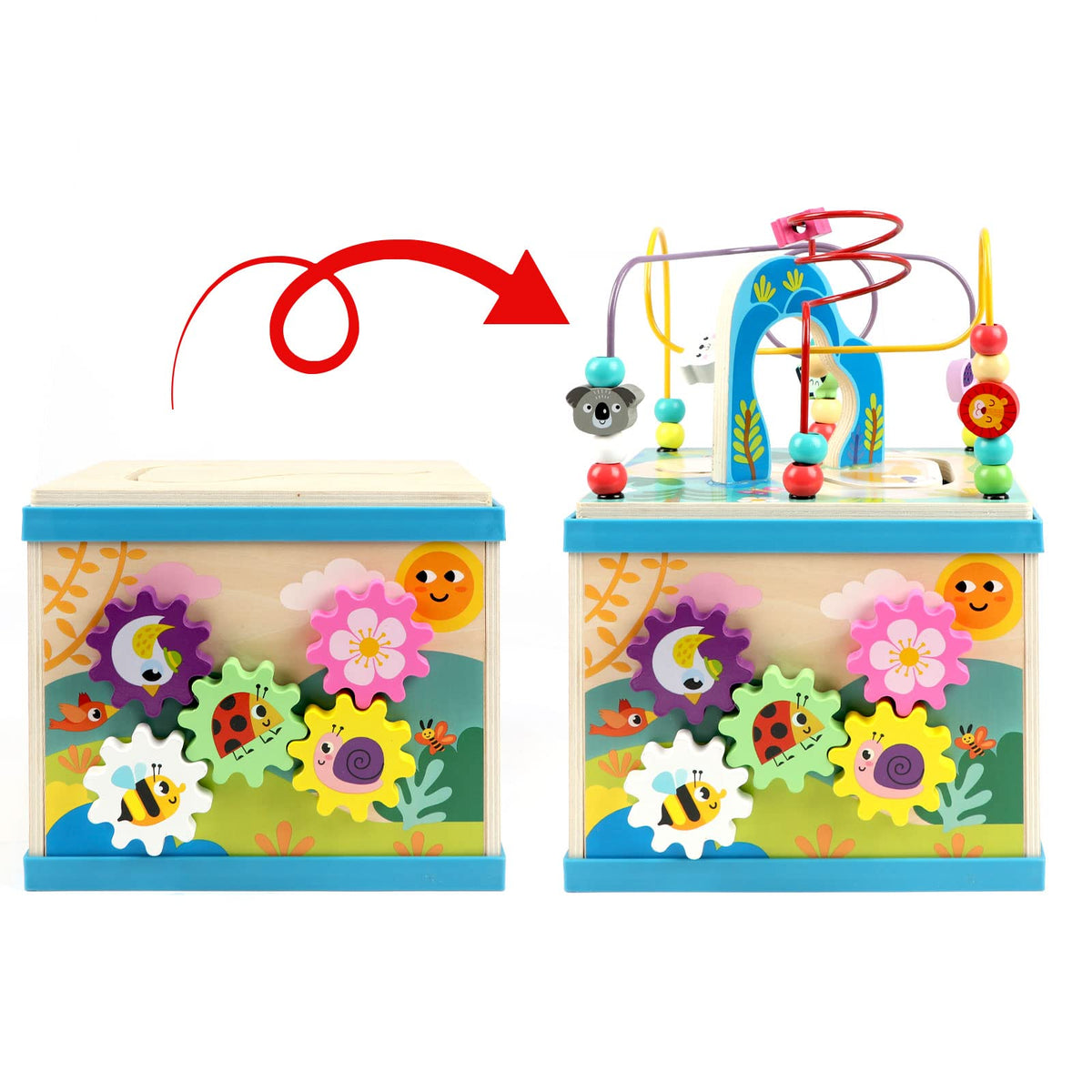 Qilay learning clock introduces time concepts through hands-on activity.