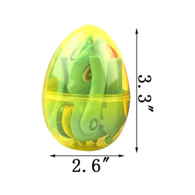 Four jumbo eggs make versatile party favors and stocking stuffers.