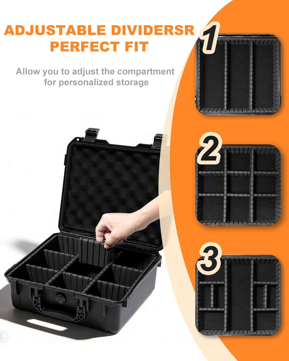 QINGUANG Box lock holes for optional padlocks