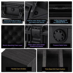 Side of QINGUANG box showing secure lock-ready features