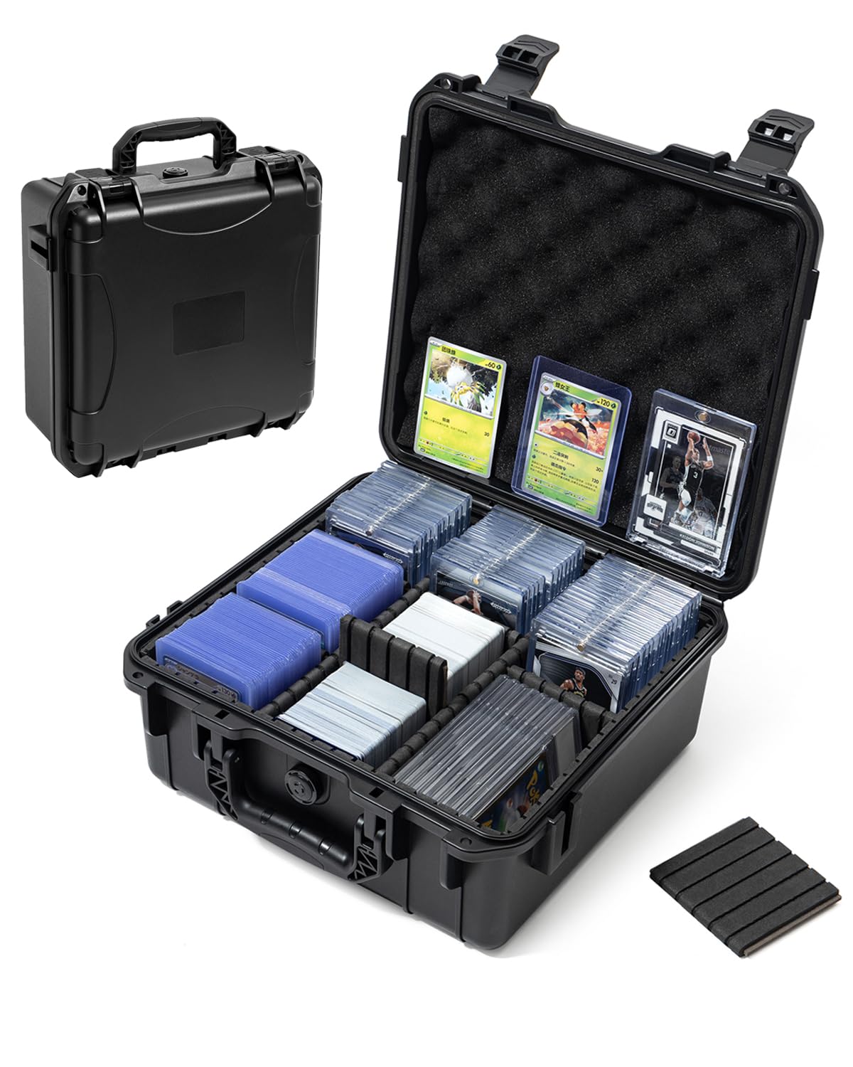 QINGUANG Toploader Box full capacity for 400+ toploaders